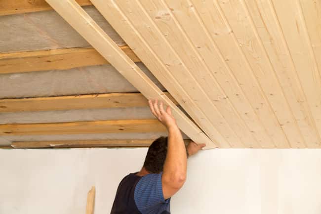 Basement remodeling includes renovation of the ceiling, which can hide all the pipes and ductwork.